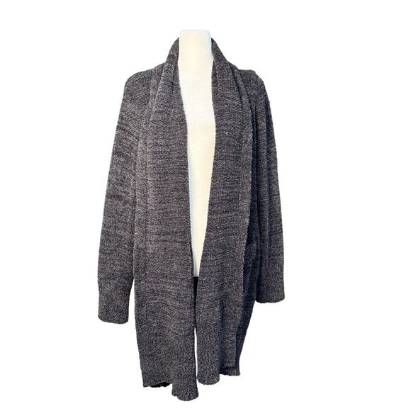 Barefoot Dreams‎ CozyChic Knit Cardigan Women Medium Open Front Long Heavyweight - Picture 1 of 6